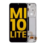 Xiaomi Mi 10 Lite 5G İle Uyumlu Ekran Dokunmatik Çerçeveli (Amoled Ekran - Rüya Beyazı)
