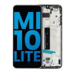 Xiaomi Mi 10 Lite 5G İle Uyumlu Ekran Dokunmatik Çerçeveli (Kozmik Gri)