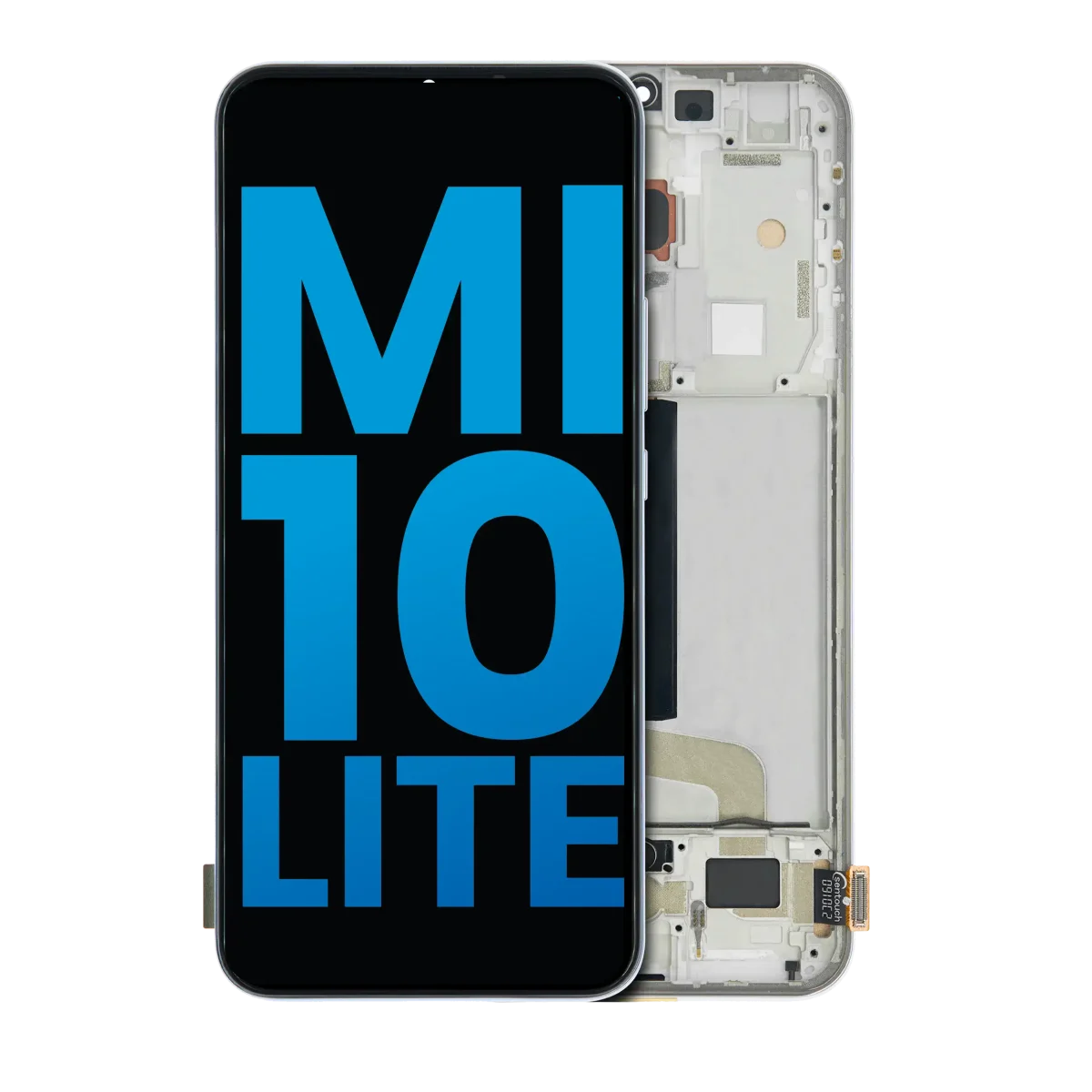 Xiaomi Mi 10 Lite 5G İle Uyumlu Ekran Dokunmatik Çerçeveli (Orijinal - Dream White) - Görsel 2