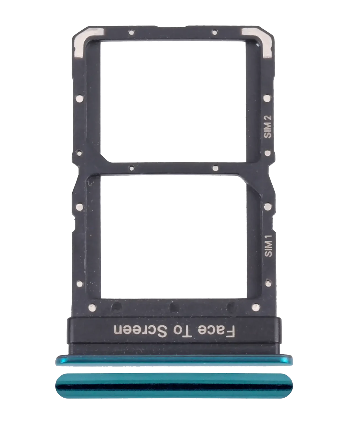 Xiaomi Mi 10 Pro İle Uyumlu Çift Sim Kart Tepsisi (Mercan Yeşili) - Görsel 4