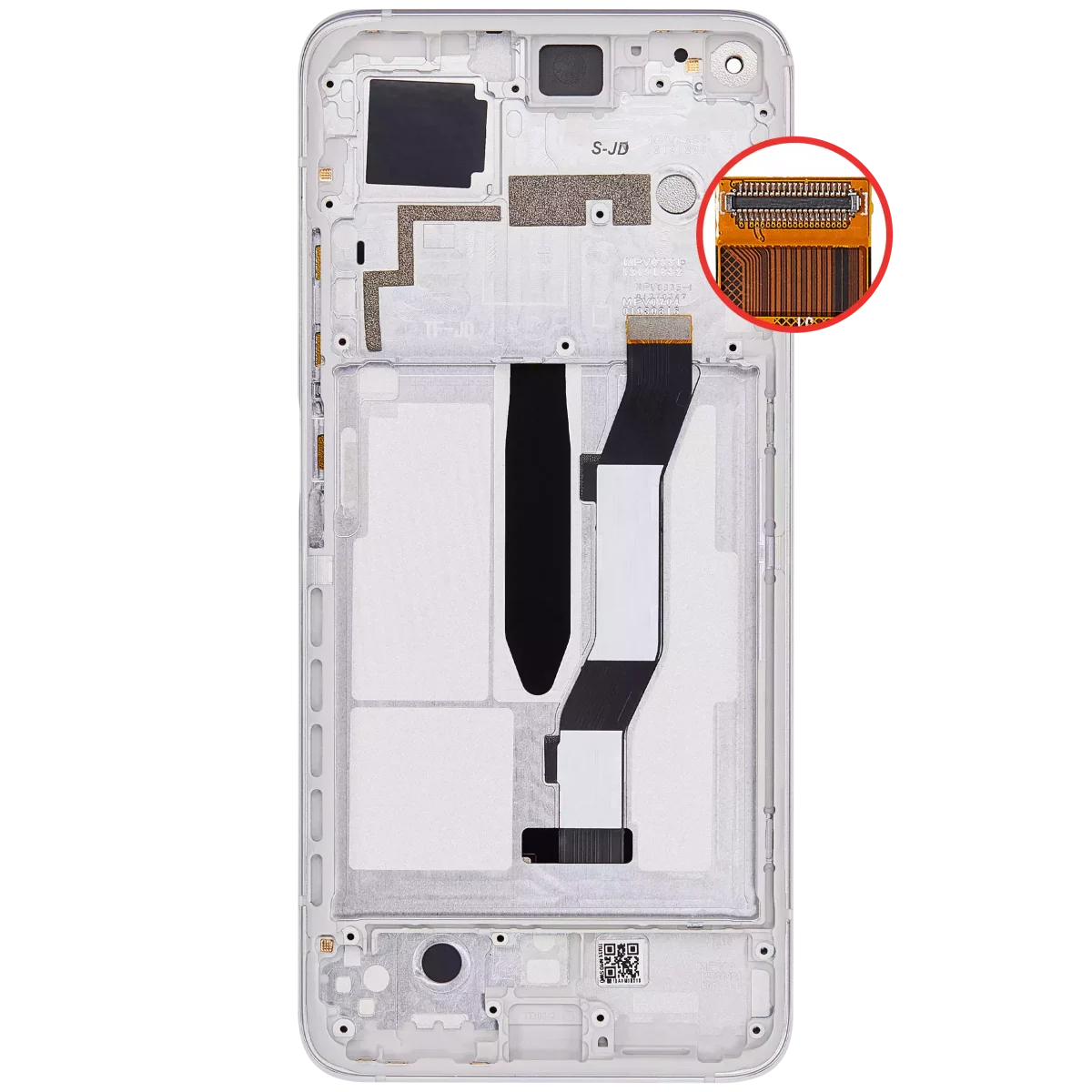 Xiaomi Mi 10T 5G İle Uyumlu Ekran Dokunmatik Çerçeveli (Orijinal - Beyaz) - Görsel 3