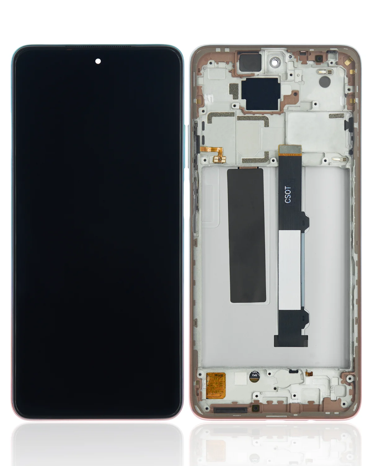 Xiaomi Mi 10T Lite 5G İle Uyumlu Ekran Dokunmatik Çerçeveli (Orijinal - Rose Gold Beach) - Görsel 2