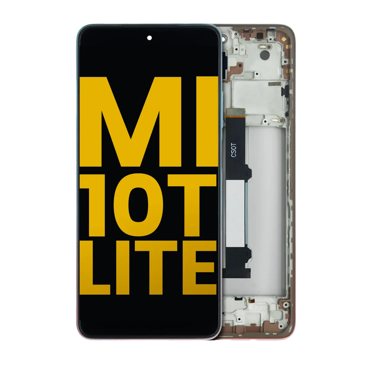 Xiaomi Mi 10T Lite 5G İle Uyumlu Ekran Dokunmatik Çerçeveli (Orijinal - Rose Gold Beach)