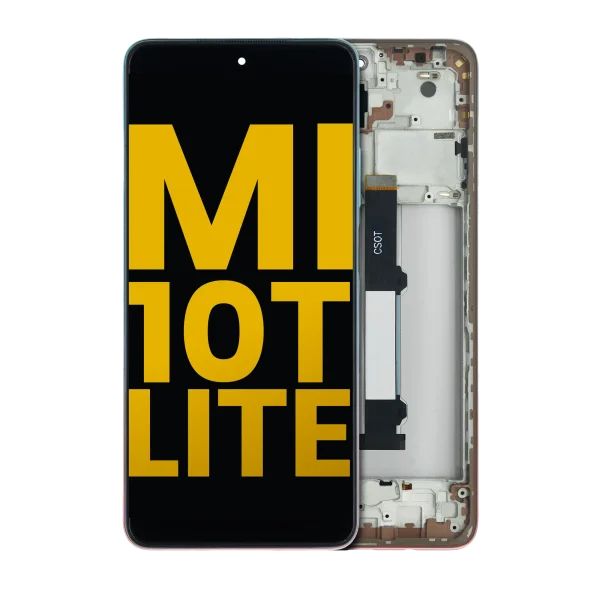 Xiaomi Mi 10T Lite 5G İle Uyumlu Ekran Dokunmatik Çerçeveli (Orijinal - Rose Gold Beach)