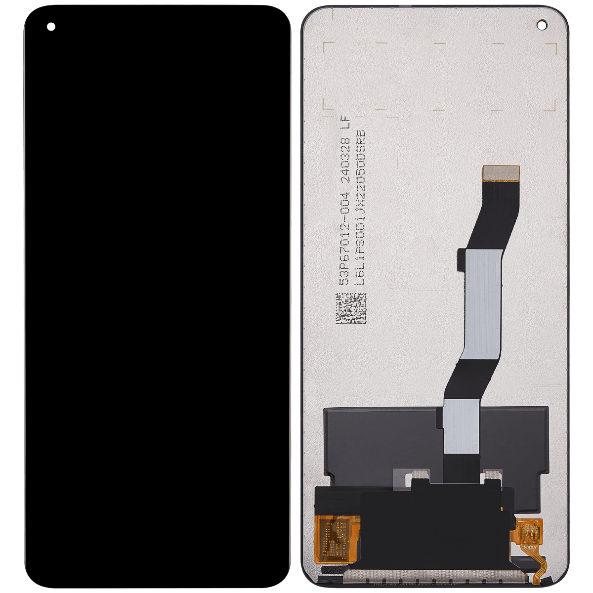 Xiaomi Mi 10T Pro İle Uyumlu Ekran Dokunmatik Çerçevesiz  / Mi 10T Orijinal (Siyah)