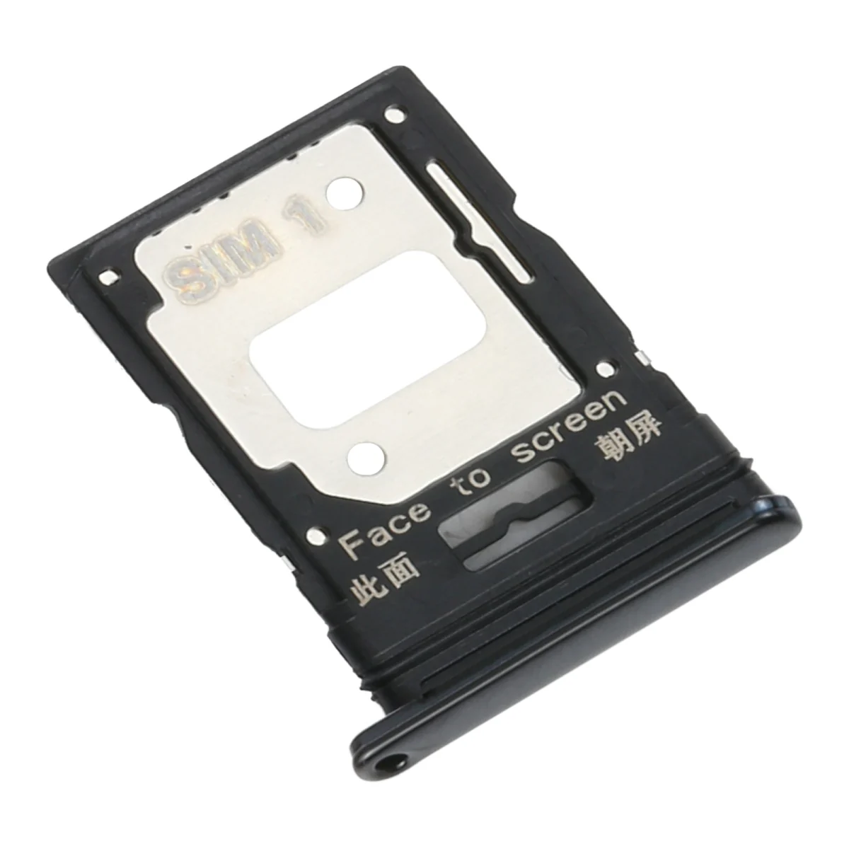 Xiaomi Mi 11 İle Uyumlu Çift Sim Kart Tepsisi (Boba Siyah)