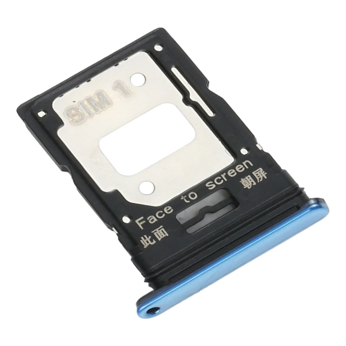 Xiaomi Mi 11 İle Uyumlu Çift Sim Kart Tepsisi (Bubblegum Blue)