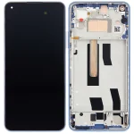 Xiaomi Mi 11 İle Uyumlu Ekran Dokunmatik Çerçeveli  (Aftermarket Plus - Bubblegum Mavisi)