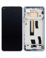 Xiaomi Mi 11 İle Uyumlu Ekran Dokunmatik Çerçeveli  (Aftermarket Plus - Bubblegum Mavisi)