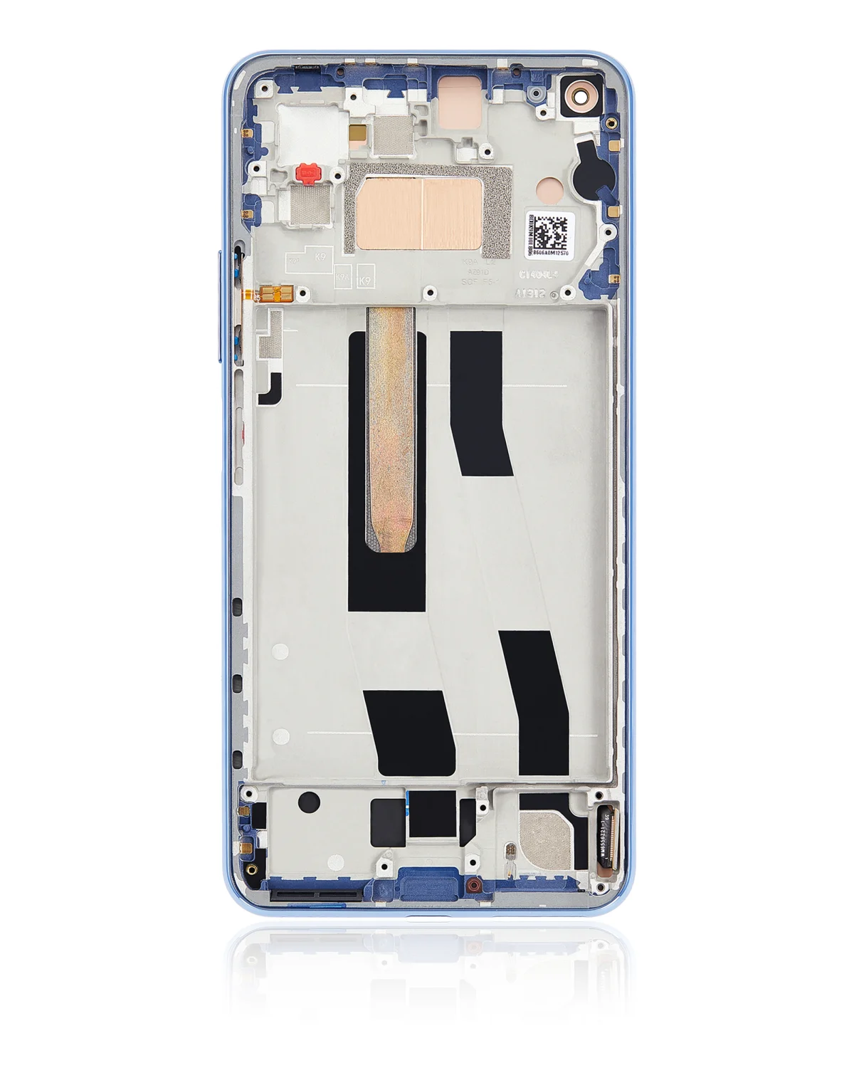 Xiaomi Mi 11 İle Uyumlu Ekran Dokunmatik Çerçeveli  (Aftermarket Plus - Bubblegum Mavisi) - Görsel 3