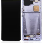 Xiaomi Mi 11 Pro İle Uyumlu Ekran Dokunmatik Çerçeveli   (Amoled Ekran - Mor)