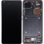 Xiaomi Mi 11 Pro İle Uyumlu Ekran Dokunmatik Çerçeveli   (Amoled Ekran - Siyah)