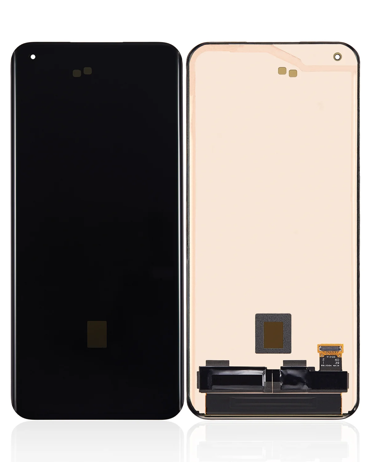 Xiaomi Mi 11 Pro İle Uyumlu Ekran Dokunmatik Çerçevesiz   (Amoled Ekran - Tüm Renkler Uyumlu)