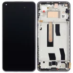 Xiaomi Mi 11i İle Uyumlu Ekran Dokunmatik Çerçeveli (Amoled Ekran - Boba Siyahı)