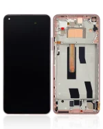 Xiaomi Mi 11i İle Uyumlu Ekran Dokunmatik Çerçeveli (Amoled Ekran - Şeftali Pembesi)