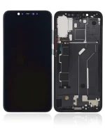 Xiaomi Mi 8 İle Uyumlu Aftermarket Plus) (Siyah)  Çerçeveli