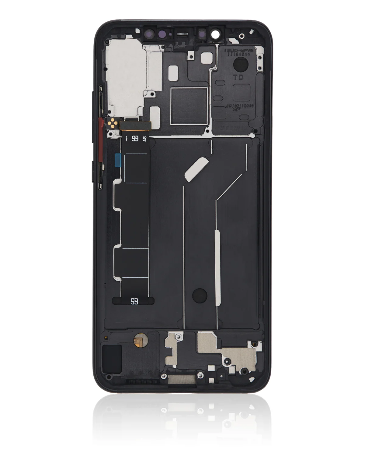 Xiaomi Mi 8 İle Uyumlu Aftermarket Plus) (Siyah)  Çerçeveli - Görsel 3
