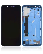 Xiaomi Mi 8 İle Uyumlu Ekran Dokunmatik Amoled Ekran (Mavi)  Çerçeveli