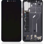 Xiaomi Mi 8 İle Uyumlu Ekran Dokunmatik Amoled Ekran (Siyah)  Çerçeveli