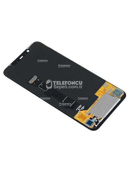 Xiaomi Mi 8 İle Uyumlu Ekran Dokunmatik Çerçevesiz Orijinal (Siyah)
