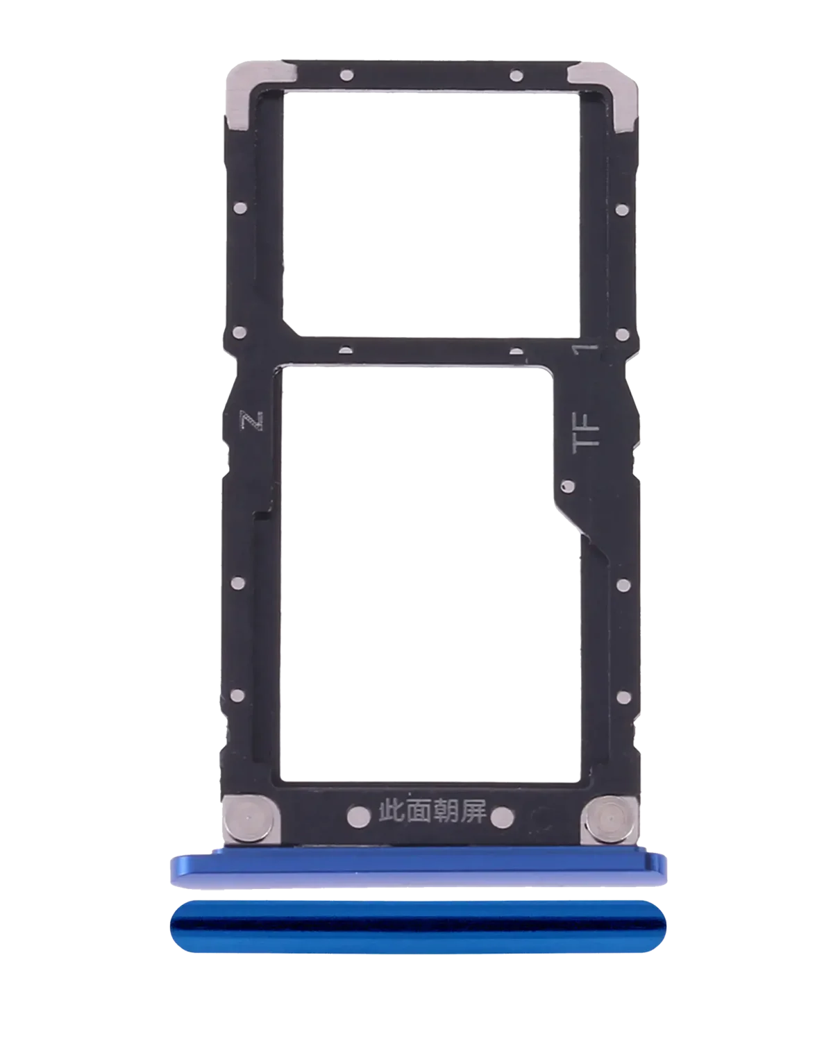 Xiaomi Mi 8 Lite İle Uyumlu Çift Sim Kart Tepsisi (Aurora Blue) - Görsel 3