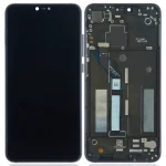 Xiaomi Mi 8 Lite İle Uyumlu Ekran Dokunmatik Çerçeveli (Orijinal - Gece Yarısı Siyahı)