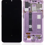 Xiaomi Mi 9 İle Uyumlu Ekran Dokunmatik Çerçeveli   (Aftermarket Plus - Lavanta Menekşesi)