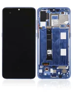 Xiaomi Mi 9 İle Uyumlu Ekran Dokunmatik Çerçeveli   (Aftermarket Plus - Okyanus Mavisi)
