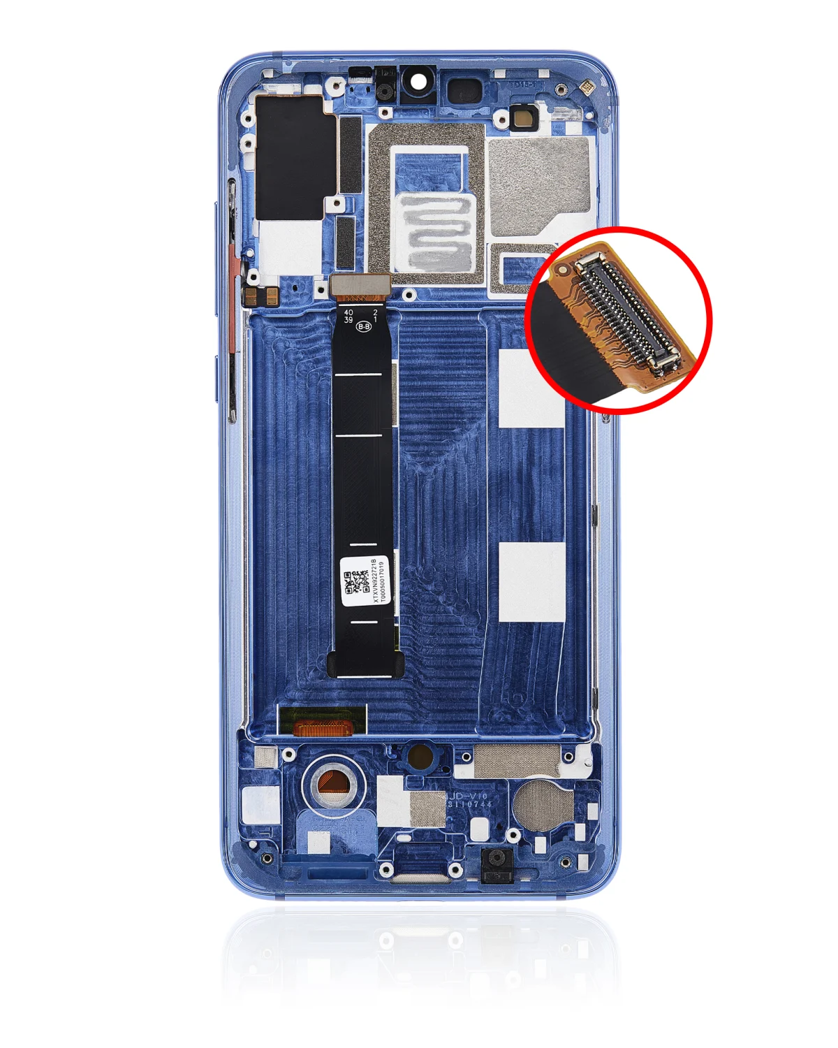 Xiaomi Mi 9 İle Uyumlu Ekran Dokunmatik Çerçeveli   (Aftermarket Plus - Okyanus Mavisi) - Görsel 3