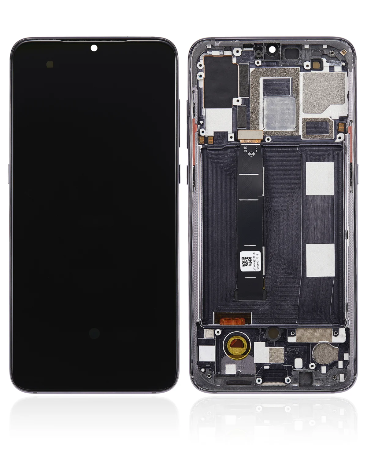 Xiaomi Mi 9 İle Uyumlu Ekran Dokunmatik Çerçeveli   (Aftermarket Plus - Piyano Siyahı)