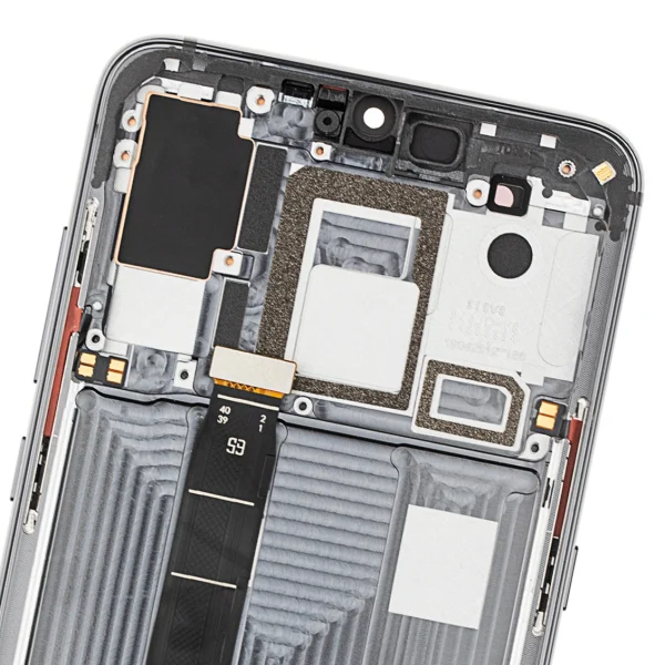 Xiaomi Mi 9 İle Uyumlu Ekran Dokunmatik Çerçeveli   (Amoled Ekran - Piyano Siyahı)