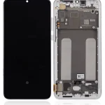 Xiaomi Mi 9 Lite İle Uyumlu Ekran Dokunmatik Çerçeveli   (Amoled Ekran - İnci Beyazı)