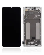 Xiaomi Mi 9 Lite İle Uyumlu Ekran Dokunmatik Çerçeveli (İnci Beyazı)