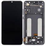 Xiaomi Mi 9 Lite İle Uyumlu Ekran Dokunmatik Çerçeveli (Onyx Grisi)