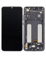 Xiaomi Mi 9 Lite İle Uyumlu Ekran Dokunmatik Çerçeveli (Onyx Grisi)