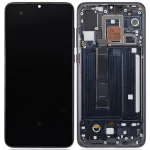 Xiaomi Mi 9 Pro İle Uyumlu Ekran Dokunmatik Çerçeveli   (Aftermarket Plus - Titanyum Siyah)