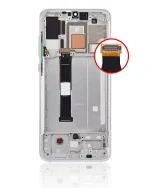 Xiaomi Mi 9 Pro İle Uyumlu Ekran Dokunmatik Çerçeveli   (Amoled Ekran - Rüya Beyazı) - Görsel 3