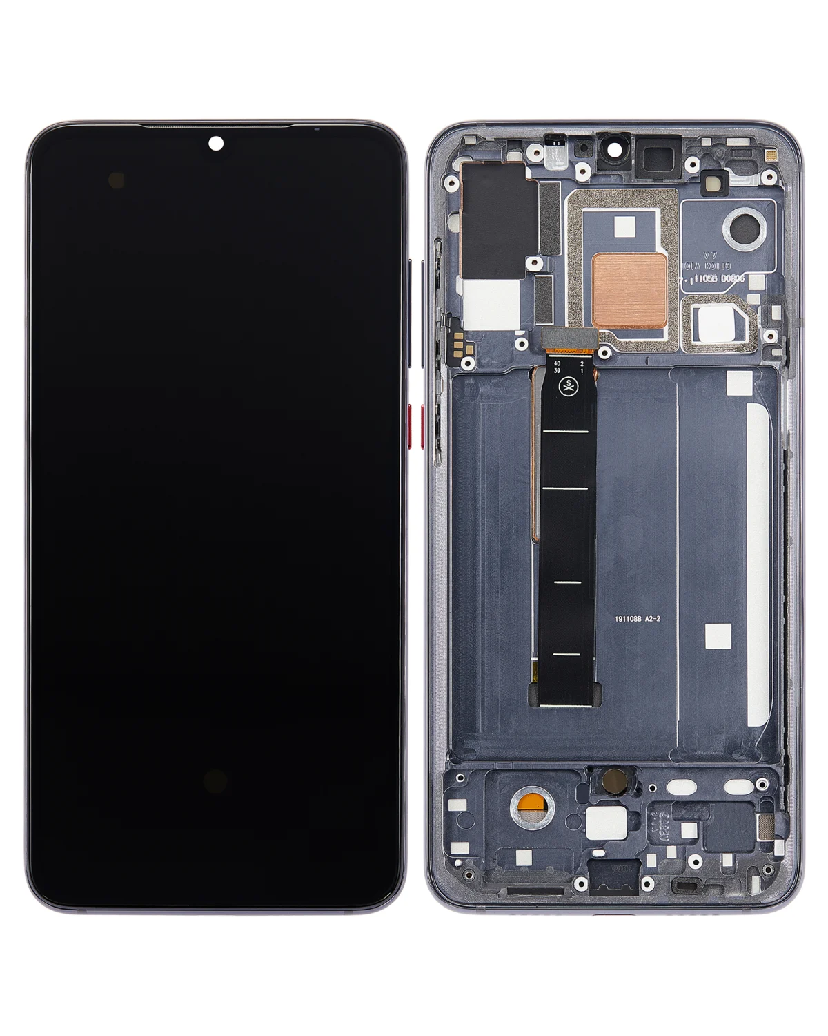 Xiaomi Mi 9 Pro İle Uyumlu Ekran Dokunmatik Çerçeveli   (Amoled Ekran - Titanyum Siyah)