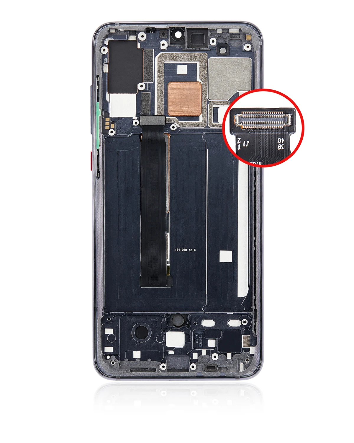 Xiaomi Mi 9 Pro İle Uyumlu Ekran Dokunmatik Çerçeveli Oled - Titanyum Siyah) - Görsel 3