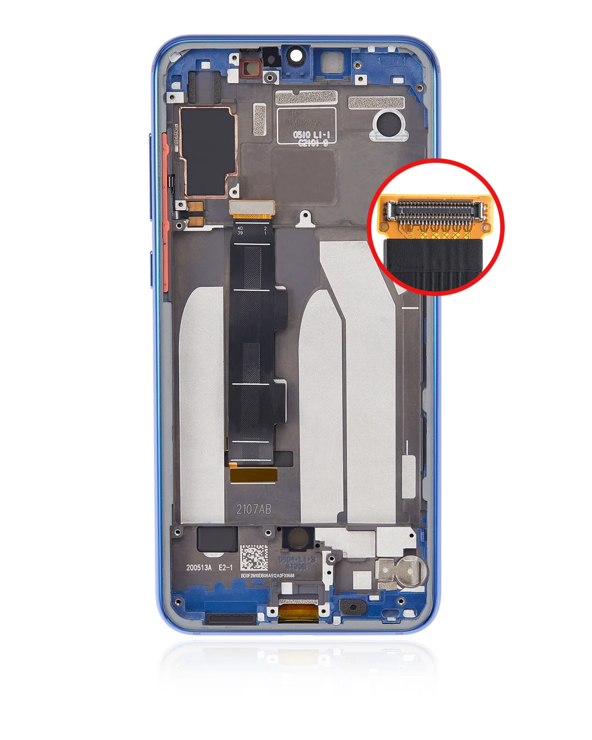 Xiaomi Mi 9 SE İle Uyumlu Amoled Ekran) (Mavi)  Çerçeveli - Görsel 3