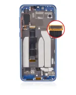 Xiaomi Mi 9 SE İle Uyumlu Amoled Ekran) (Mavi)  Çerçeveli - Görsel 3
