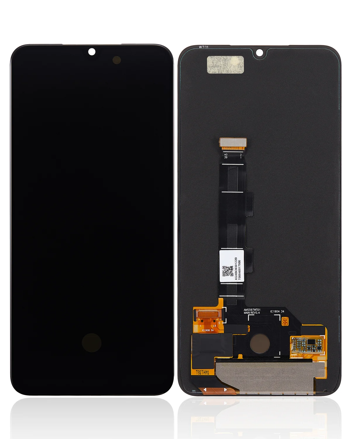 Xiaomi Mi 9 SE İle Uyumlu Çerçevesiz  Orijinal Amoled Ekran (Tüm Renkler Uyumlu)