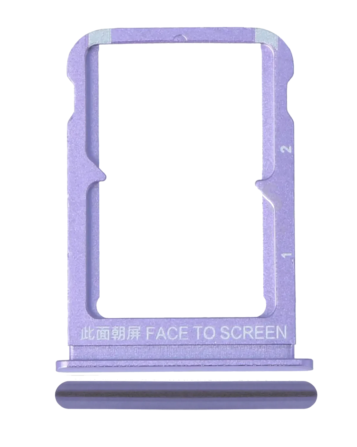 Xiaomi Mi 9 SE İle Uyumlu Çift Sim Kart Tepsisi (Violet) - Görsel 2