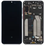 Xiaomi Mi 9 SE İle Uyumlu Ekran Dokunmatik Amoled Ekran) (Gri)  Çerçeveli