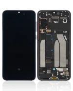 Xiaomi Mi 9 SE İle Uyumlu Ekran Dokunmatik Amoled Ekran) (Gri)  Çerçeveli