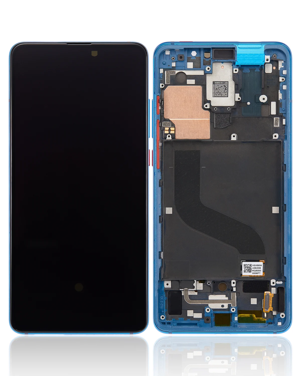 Xiaomi Mi 9T İle Uyumlu Ekran Dokunmatik Çerçeveli   (Amoled Ekran - Buzul Mavisi)
