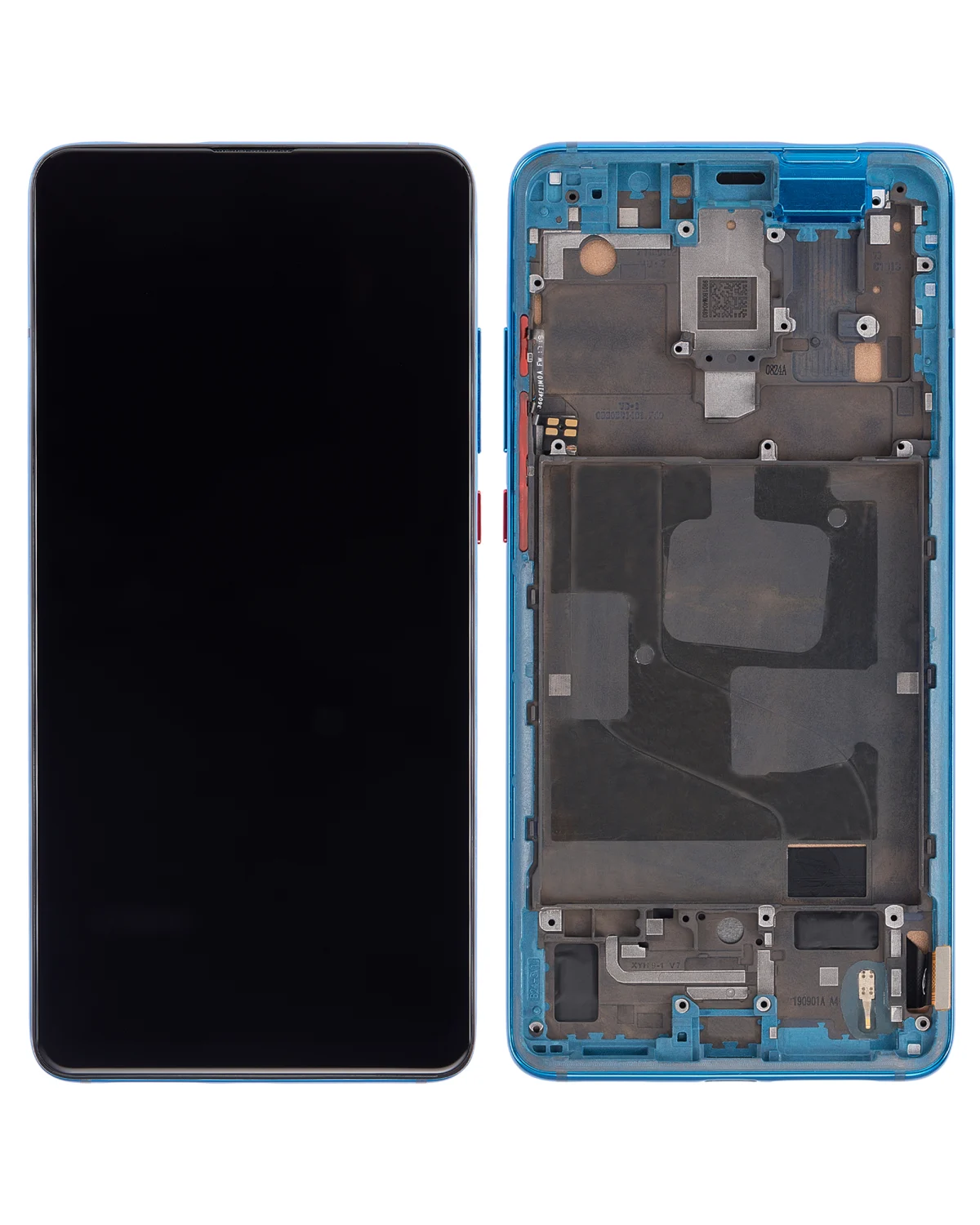 Xiaomi Mi 9T İle Uyumlu Ekran Dokunmatik Çerçeveli Oled - Buzul Mavisi)