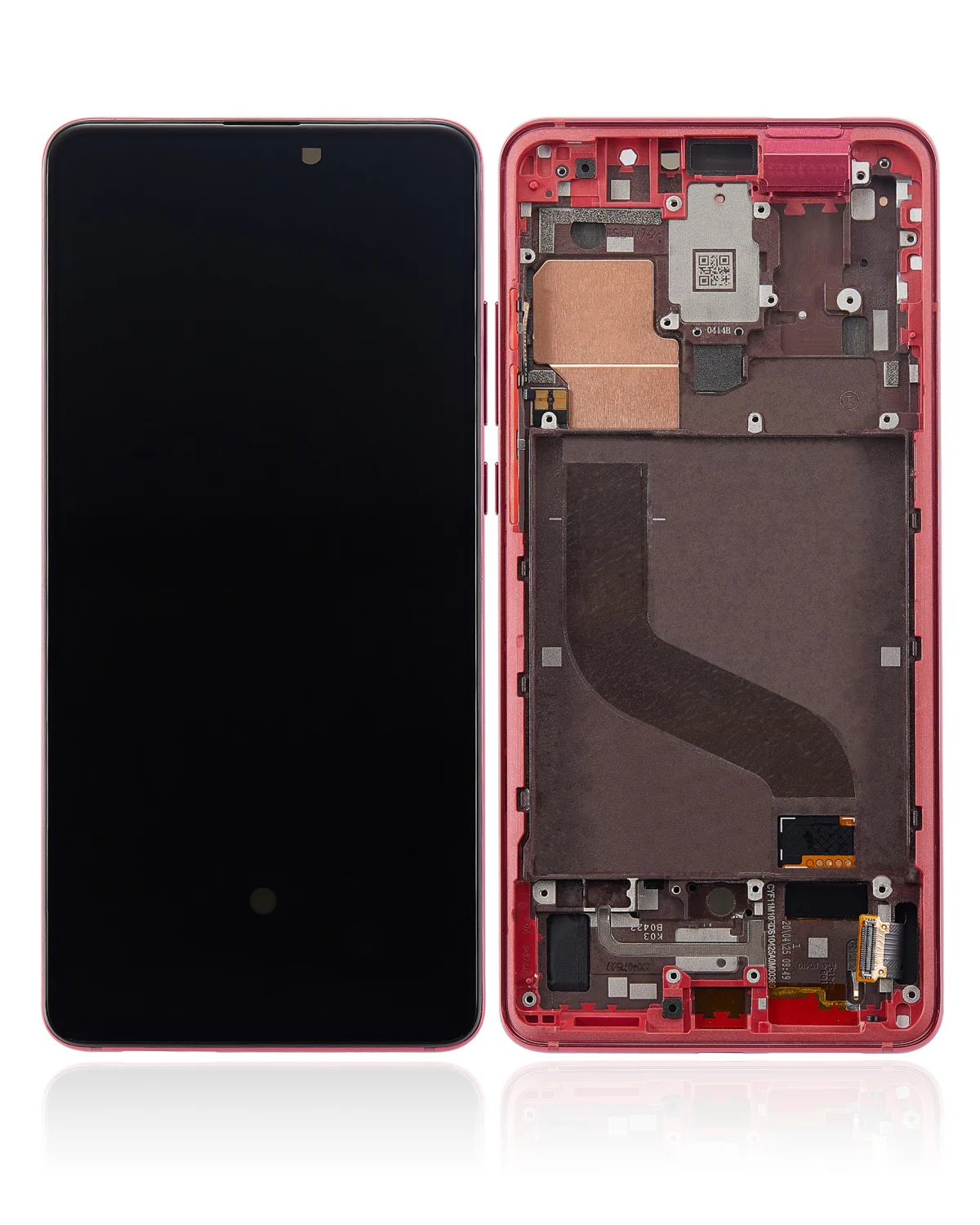 Xiaomi Mi 9T Pro İle Uyumlu Ekran Dokunmatik Çerçeveli   (Amoled Ekran - Alev Kırmızısı)