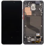 Xiaomi Mi 9T Pro İle Uyumlu Ekran Dokunmatik Çerçeveli   (Amoled Ekran - Karbon Siyahı)