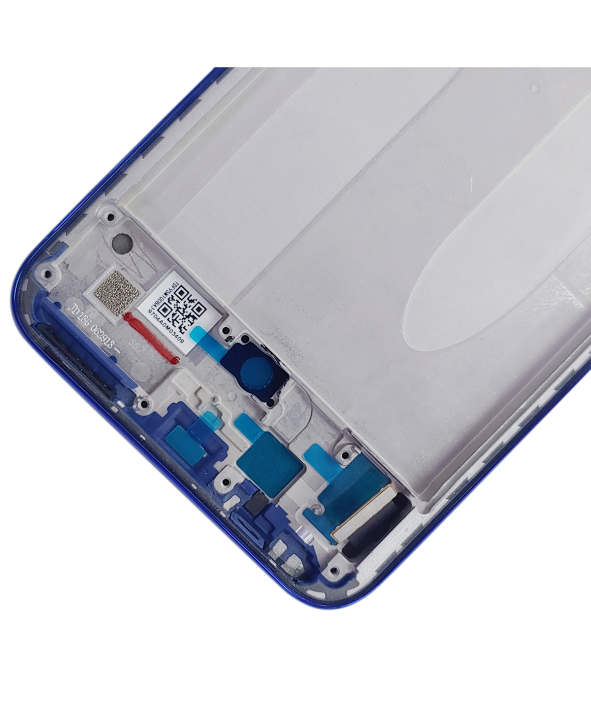 Xiaomi Mi A3 İle Uyumlu Ekran Dokunmatik Amoled Ekran) (Mavi)  Çerçeveli - Görsel 2